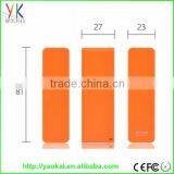 New Desgin Quick Charge Rohs Power Bank With Full 2600mah