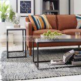 Foshan Shunde Factory Home Metal Furniture Small Marble Beside Table