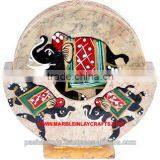 Soapstone Decorative Painted Coaster Sets