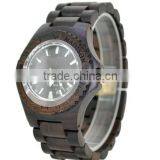 Fashion Leather Strap Quartz Wood Watch Hollow Vogue Casual Watch Cheap Wristwatches thumbnail-1