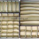 Collapsible Storage Boxes Bra Underwear Closet Organizer Drawer Divider 4 Set thumbnail-2
