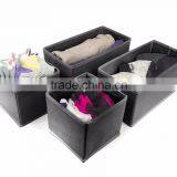 Closet / Dresser Storage Drawer Organizer Basket for Bras, Socks, Underwear, Tie, Scarves, Gloves and More - 6 Piece thumbnail-4