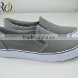 Men Canvas no Lace Shoes Nubuck PU Shoe for Men Vulcanized Shoes thumbnail-3