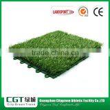 Artificial turf tile for crafts trade show event leisure club