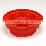 FDA Food Grade Microwave Safe Non Stick Big Deep Fluted Bundt Pumpkin Bpa Free Large Round Silicone Flan Cake Mould thumbnail-6