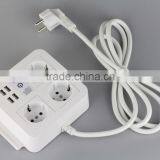 High Speed Charging 5V 8A France Korea Type Outlets With 4 Usb Port thumbnail-1