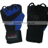 Custom made weight lifting half gloves