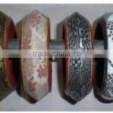 SIXTH SENSE Lather Inlay Bangles thumbnail-2