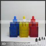 HD Chinese Manufacturer Rectangular Black e Liquid 30 ml Black Glass Bottles With Childproof Cap 15ml Rectangular Bottle thumbnail-5
