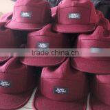 Fashion Design Cheap 5 Colors Custom Flat Brim 5 Panel Cotton Twill Cap thumbnail-1