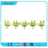 Green Panda Shape Household Wall Mounted Metal Pothook With 5 Hooks Used in Bedroom, Kitchen and Bathroom XQ1358 thumbnail-1