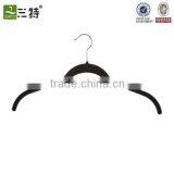 Soft-touch flock underwear hanger