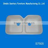 Modern Kitchen Portable Kitchen Sink,double Bowl Kitchen Sink