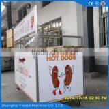 Stainless Steel Hot Dog Carts Mobile Hot Dog Trolley Cart for Sale thumbnail-4
