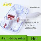 White Handle Derma Roller 1.5mm for Hair Loss Treatment