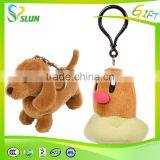 12cm Keychain Toys Forest Animals Small Grey Fox Plush Toys
