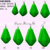 Plane Shape Swivel Lead Sinker, Fishing Lead Sinker thumbnail-2