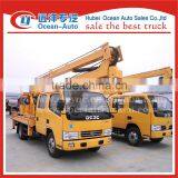 DFAC Double Cab 14-16m High Overhead Working Truck for Sale thumbnail-2