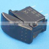 4 Blade Pins Laser Etched Rocker Switch With Red Lamp thumbnail-2