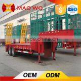 China Manufacturer Commercial Long Vehicle Low Flatbed Semi Trailer thumbnail-2