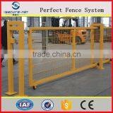 Cheap Pvc Coated Easily Assembled Yard Retractable Iron Mesh Fence Gate