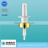 Transparent Plastic Medical Spray Bottle With Nasal Sprayer thumbnail-3