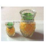 Glass Candle Holder (pineapple) thumbnail-1