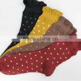 Rabbit Lace Trimming Dot Sex Women Microfiber Socks thumbnail-5