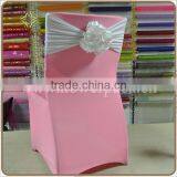Good Sale Spandex Chair Sash With Satin Bow Tie thumbnail-1