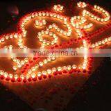 Wedding or Confession Heart Design Candle thumbnail-1