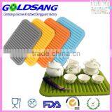4 Colors Hot Mate Dishes Pots Pans Plates Trivet Silicone Mat thumbnail-1