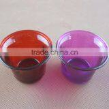 50ml Red Glass Candle Jar Candle Holder Jar thumbnail-4