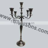 5 Light Black Candelabra & Black Candelabra Centerpieces thumbnail-1