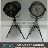 vintage decoratived metal table clock manufacturer