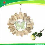 Easter Wall Decoration Driftwood Wreath With Buttlefly thumbnail-2
