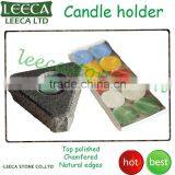 Natural Stone Candelabra Candle Jars thumbnail-1