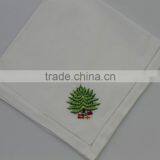 100% Cotton Embroidered Table Napkins With Hemstitch, Set of 6, Various Designs thumbnail-2