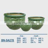 Vietnamese Ceramic Glazed Indoor Pot/ Indoor Planter BN-SA278 thumbnail-1