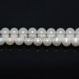 3-4mm white round freshwater pearl strand