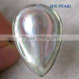 Fashion Lady Pearl Ring Silver Golden Ring Tahitian Pearl Ring thumbnail-1