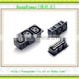 Three Word Power Outlet 9 Hole Industrial Socket GB Plug Socket Three Female Base JHD-103 thumbnail-1