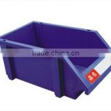 Plastic stacking accessory bins