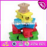 Creative Intelligent Stacking Toys Wooden Baby Building Blocks W13D097 thumbnail-6