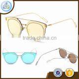 2016 New Women Metal Outdoor Glasses Sunglasses Fashion Tide Thin Face Round Sunglasses thumbnail-1