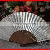 Japanese Gold and Silver Color Bamboo Paper Fan Promotionally thumbnail-2