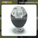 Genuine Leather Aluminium Alloy Universal Car Gear Knob thumbnail-1