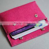 Best Selling Eco-friendly Business Card Holder Felt Purse thumbnail-1