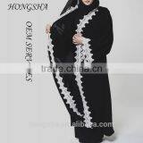 Ultimate White Lace Bisht Open Dubai Abaya Models 2016 HSd7440 thumbnail-2