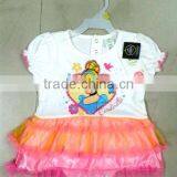 KIDS GIRLS DRESS WITH ROMPER (Garment Stock Lots / Apparel Stock / Stocklots / Garment Apparel From India) thumbnail-2