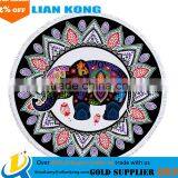 2017 Custom Printed Adult Round Beach Towel New Design Popular and Fashion